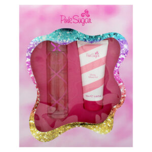 Pink Sugar 2 Pcs SET for Women: 3.4 EAU de Toilette Spray + 3.4 Shower Gel
