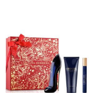 Carolina Herrera Good Girl 3 Pcs Set: 2.7 EAU de Parfum Spray + 0.34 EAU de Parfum Spray + 3.4 Body Lotion