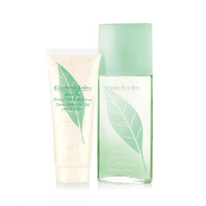 Green Tea 2 Pcs SET for Women: 3.3 EAU Parfumee Spray + 3.3 Body Cream