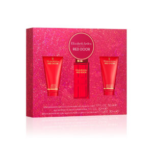 Red Door 3 Pcs SET for Women: 1 OZ EAU de Toilette Spray + 1.7 Body Lotion + 1.7 Bath & Shower Gel