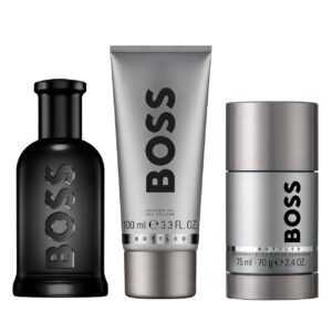 Hugo Boss Bottled Parfum 3 Pcs SET for Men: 3.3 Parfum Spray + 3.3 Shower Gel + 2.4 Deodorant Stick
