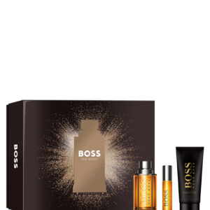 Hugo Boss the Scent 3 Pcs SET for Men: 3.3 EAU de Toilette Spray + 0.33 EAU de Toilette Spray + 3.3 Shower Gel
