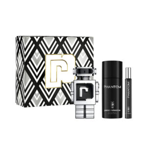 Paco Rabanne Phantom 3 Pcs SET for Men: 3.4 EAU de Toilette Spray + 5 OZ Deodorant Spray + 0.34 EAU de Toilette Spray