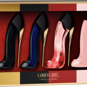 CAROLINA HERRERA 4 * 7 ML EAU DE PARFUM MINI SET: GOOD GIRL BLUSH + VERY GOOD GIRL + GOOD GIRL + VERY GOOD GIRL ELIXIR