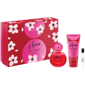 KATE SPADE CHERIE 3 PCS SET FOR WOMEN: 3.3 EAU DE PARFUM + 0.25 EAU DE PARFUM + 3.3 BODY LOTION