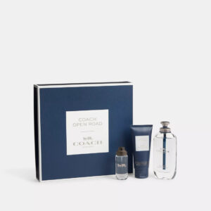 COACH OPEN ROAD 3 PCS SET FOR MEN: 3.3 EAU DE TOILETTE SPRAY + 0.5 EAU DE TOILETTE SPRAY + 3.3 SHOWER GEL
