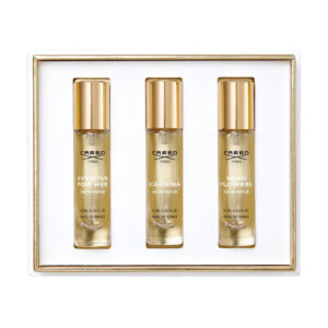 CREED 3 * 0.33 EAU DE PARFUM SPRAY SET FOR WOMEN: AVENTUS FOR HER + CARMINA + WIND FLOWERS