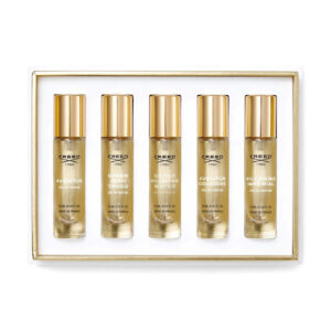 CREED 5 * 0.33 EAU DE PARFUM SPRAY SET FOR MEN: AVENTUS + AVENTUS COLOGNE + GREEN IRISH TWEED + SILVER MOUNTAIN WATER + MILLESIME IMPERIAL