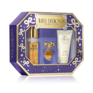WHITE DIAMONDS 3 PCS SET FOR WOMEN: 1 OZ EAU DE TOILETTE SPRAY + 1.7 BODY LOTION + 3.7 ML PARFUM MINI