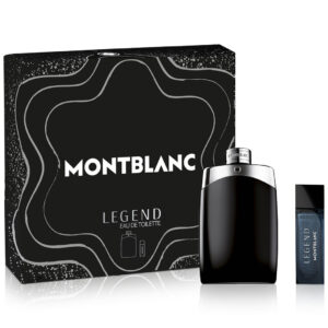 MONT BLANC LEGEND 2 PCS SET FOR MEN: 6.7 EAU DE TOILETTE SPRAY + 0.5 EAU DE TOILETTE SPRAY